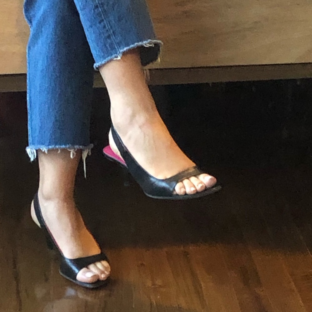 Black Prada heeled Sandals